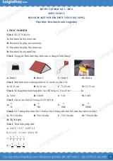 Đề kiểm tra học kì 1 Toán 5 Kết nối tri thức - Đề số 6